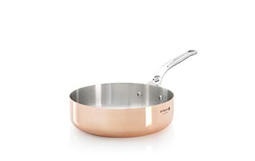 de Buyer 6430.24 Sauteuse - Koper - Zilver - 27,9 x 20,1 x 10,9 cm