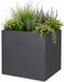 EDA Bloempot Basalt Antraciet Kunststof 40 cm