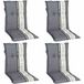 Madison 4x Garden A nie. grau M41007 Plaque de protection pour table haute Gris