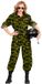 Widmann Green Camo Army Piloot Top Gun Jumpsuit Vrouwen Maat L