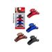Natural Care Rubber haarclips, 4 stuks