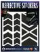 Reflective P2R / Proconcept 2 Roues Reflecterende helmstickers Reflective Berlin zwart/wit chevron