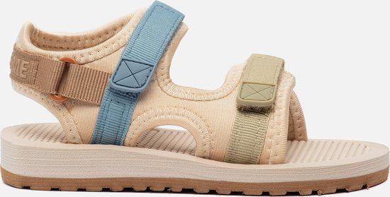 Shoesme Sandalen Jongens - Maat 22 - Beige/groen/blauw - Platte sandalen - Kinderen