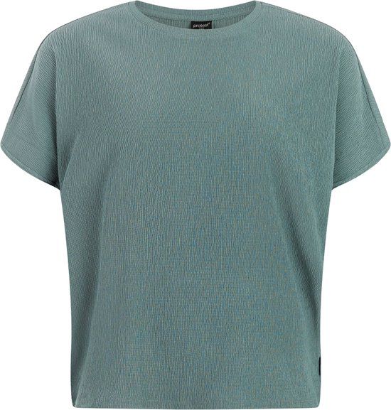 Protest PRTLouas T-shirt Dames Korte mouwen Ronde hals Loose fit Laurel Green