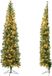 COAST™ Halve Kunstkerstboom met 150 LED-lampjes - 210 cm