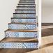 Ambiance Sticker Ursulina trapstickers, trapstickers, zelfklevend, voor trappen, cementtegels, 2 stroken van 32 x 112 cm