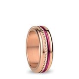 BERING Damen Ring in rosé gold glänzend - Arctic Symphony Collection mit Edelstahl - Tigris