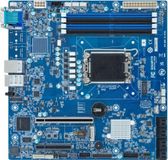 Gigabyte MX34-BS0(MR) moederbord: 1x LGA1700 Intel Xeon E-24XX C262 (4x DIMM, 8x SATA, 1x M.2, 2x 1Gbe, IPMI, mATX)