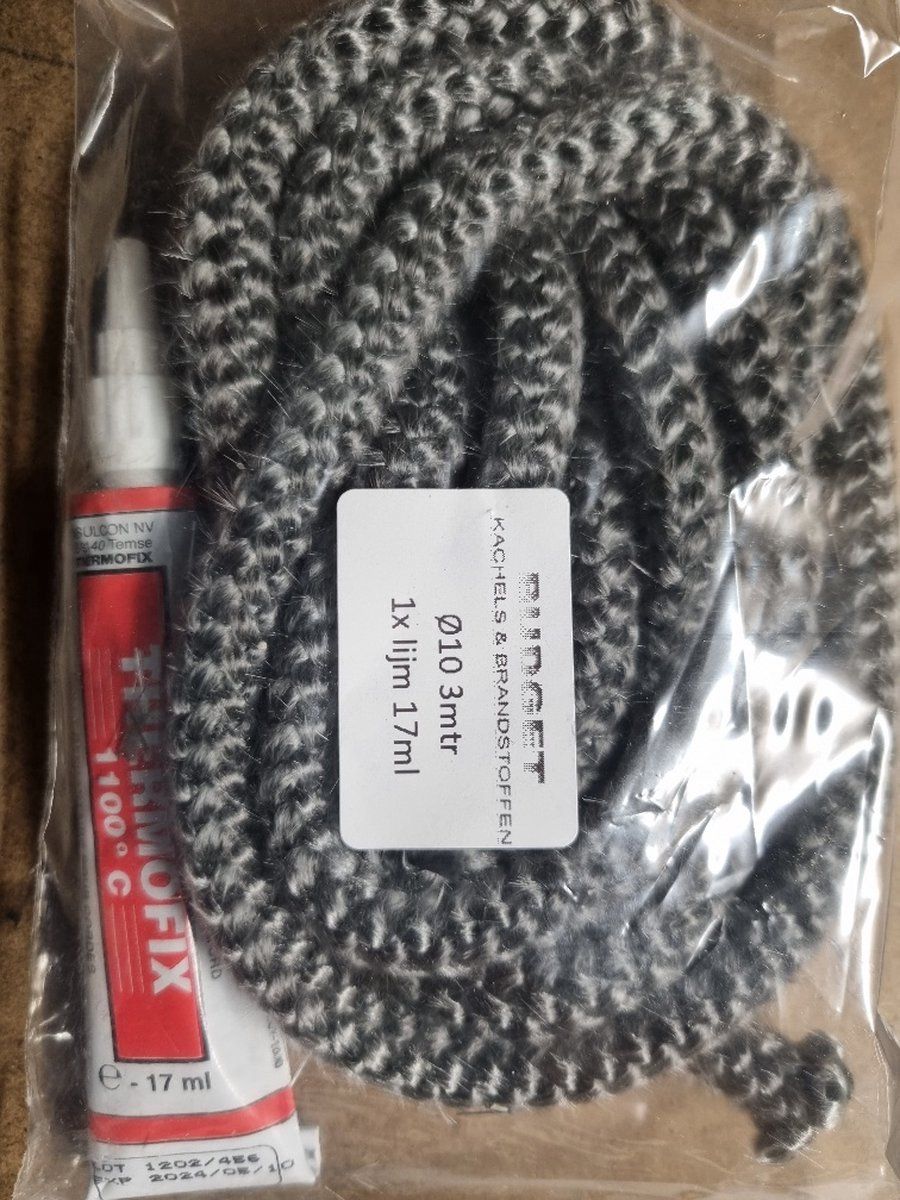 BKB® by BUDGETKACHELS.COM Reparatieset Kachel | Kachelkoord Ø10mm + lijm