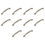 Amig - Pack van 10 Meubelgrepen - 96 Mm - Kleur Leer - Zamak - Mod. 839