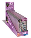 Clementoni Crazy Chic Press & Go Nails Butterfly Ongles artificiels