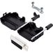 encitech DPPK15-BK-DBS-K 6355-0001-12 connecteur D-sub femelle 180 ° Nombre de pôles : 15 Cuve à souder 1 jeu(x)
