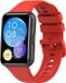 Strap-it Siliconen Smartwatch bandje - Geschikt voor Huawei Watch Fit 2 - Rood