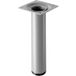 Hettich Pied Meuble Cylindrique Fixe Acier Époxy Gris