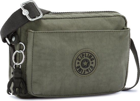 Kipling ABANU Crossbody - Green Moss - Crossbodytas voor dames - Polyamide