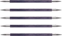 KnitPro Royale sokkennaalden 20cm 6.50mm hout multikleur