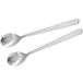Nirosta Latte Macchiato Lepel Parijs 19,5cm 2delig, RVS Zilver