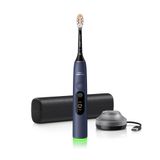 Philips Sonicare Next-Generation DiamondClean 8000 Elektrische Tandenborstel - Slimme Poetsdruksensor, Persoonlijke Coaching, Wittere Tanden & Gezonder Tandvlees - Donkerblauw - HX8311/13