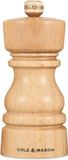 Cole & Mason London Natural Beech Pepper Mill 13 cm