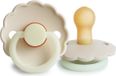 BIBS Frigg Daisy Night Fopspeen Latex Cream T1