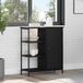 vidaXL Dressoir - Zwart - Eiken - 70 x 30 x 80 cm