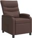 vidaXL Recliner Bruin Kunstleer
