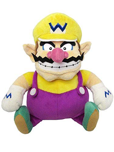 Sanei Super Mario All Star Collection 10" Wario Pluche - Small