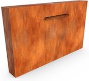 Geroba Cascadi Cortenstaal Watervalelement naast vijver 1000 x 250 x 1600 mm