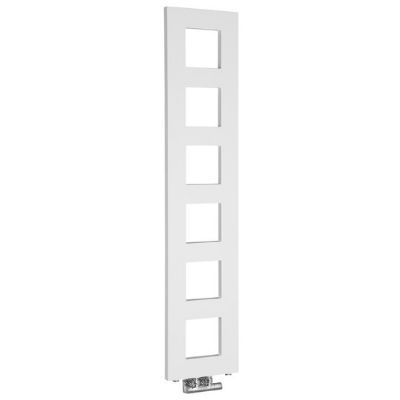 Sapho Blok handdoekradiator - 28x133 cm - mat wit
