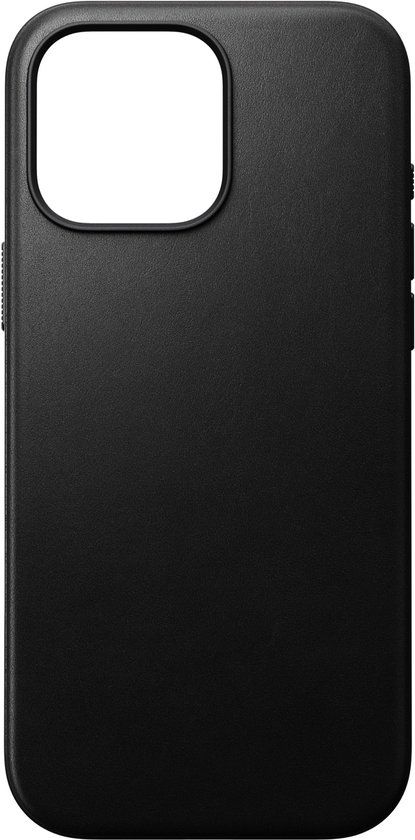 Nomad Modern Leather Case voor Apple iPhone 16 Pro Max - Zwart