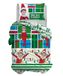 The Elf On The Shelf Eenpersoons beddengoedset van katoen, dekbedovertrek + kussensloop, 100% katoen, officieel product