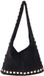 Giuliano Sac bandoulière en suède noir Automne - Made in Italy
