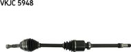 SKF VKJC 5948 Arbre d'entraînement Avant Droit pour FORD Transit Mk6 Fourgon tôlé (V347, V348, FA) Transit Mk6 Autobus (V347, V348, FD, FB, FS, FZ, FC)