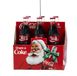 Kurt S. Adler Coca-Cola 6-pack 7cm Verre Boules de Noël rouges
