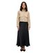 Icecat Veste d'été courte pour femme, doublure en coton, beige, 924633