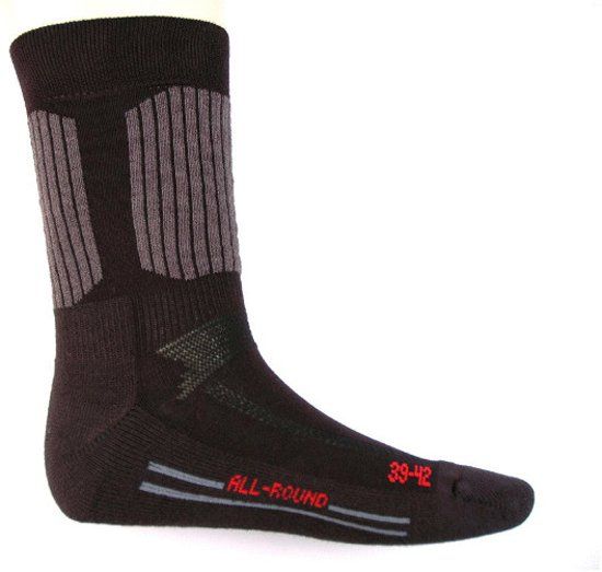 Stap, P. Unisex Allround Sok Zwart - Sokken - 43-46