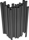 Garronda – 30xClips – Bande de confidentialité – Bande tressée – PVC – Anthracite - GD-TAK-Clips
