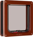 Cat Mate Afsluitbaar Kattenluik 19,2 cm x 20 cm - bruin - 234B