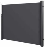 Happiq Zijluifel Vaylen - Pare-vent - Écran de jardin - Pare-soleil - Rétractable - Noir - 3x1.6m