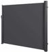 Happiq Zijluifel Vaylen - Pare-vent - Écran de jardin - Pare-soleil - Rétractable - Noir - 3x1.6m