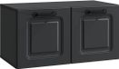 vidaXL Wandmontage TV-kast Zwart 59,5 x 31 x 30 cm Bewerkt hout