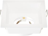 LEDVION – LED Inbouwspot Vierkant 85x85mm – Wit – Dimbaar – GU10 – IP20