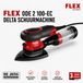 Fe Powertools FLEX ODE 2-100 Delta Schuurmachine - Koolborstelloos - Met stofafzuiging - Excentrisch roterend - Driehoekig