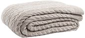 Homemania CA15002 deken, synthetisch, natuur, King Size, 240 x 220 x 0,1 cm