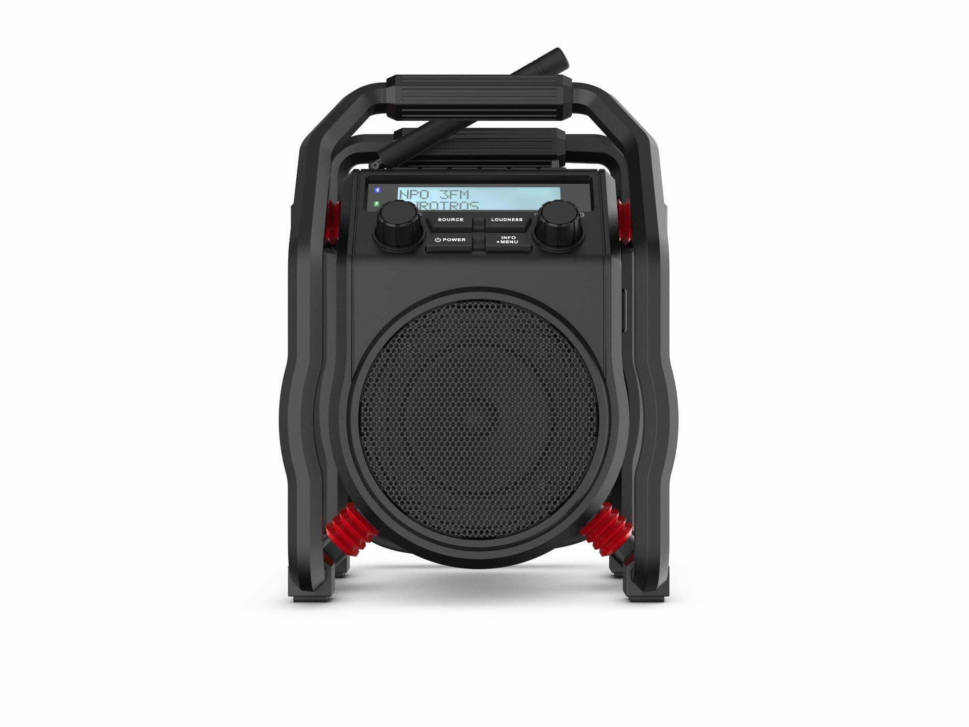 PerfectPro UBOX400R Bouwradio - FM/DAB+ - Bluetooth - Oplaadbaar - Zwart