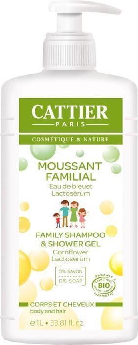 Cattier Family Foaming Lactoserum Bio 1L + pomp