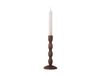 Bougeoir Ernst Ø9x21 cm Marron foncé
