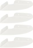 vidaXL Hoek Plank Wit 15 x 15 x 2 cm