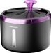 Petrebels Drinkfontein Kat - Waterfontein incl. Filter - 2,4 Liter - Met LED - Fluisterstil - Spring 20 Zwart