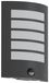 Applique murale avec détecteur de mouvement, douille E27, IP44, anthracite, portée de 7 mètres